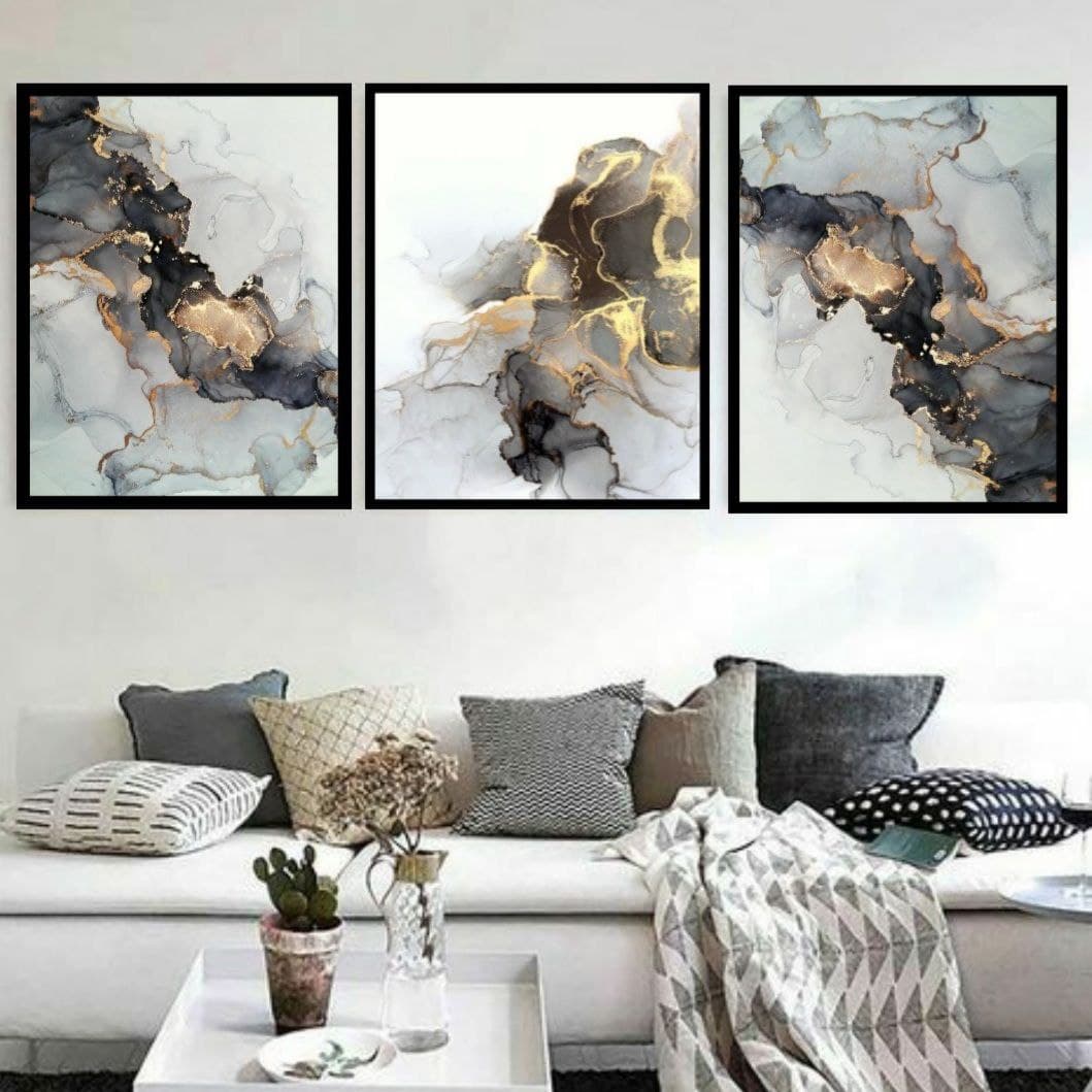 تابلو مدل انتزاعی مجموعه سه عددی