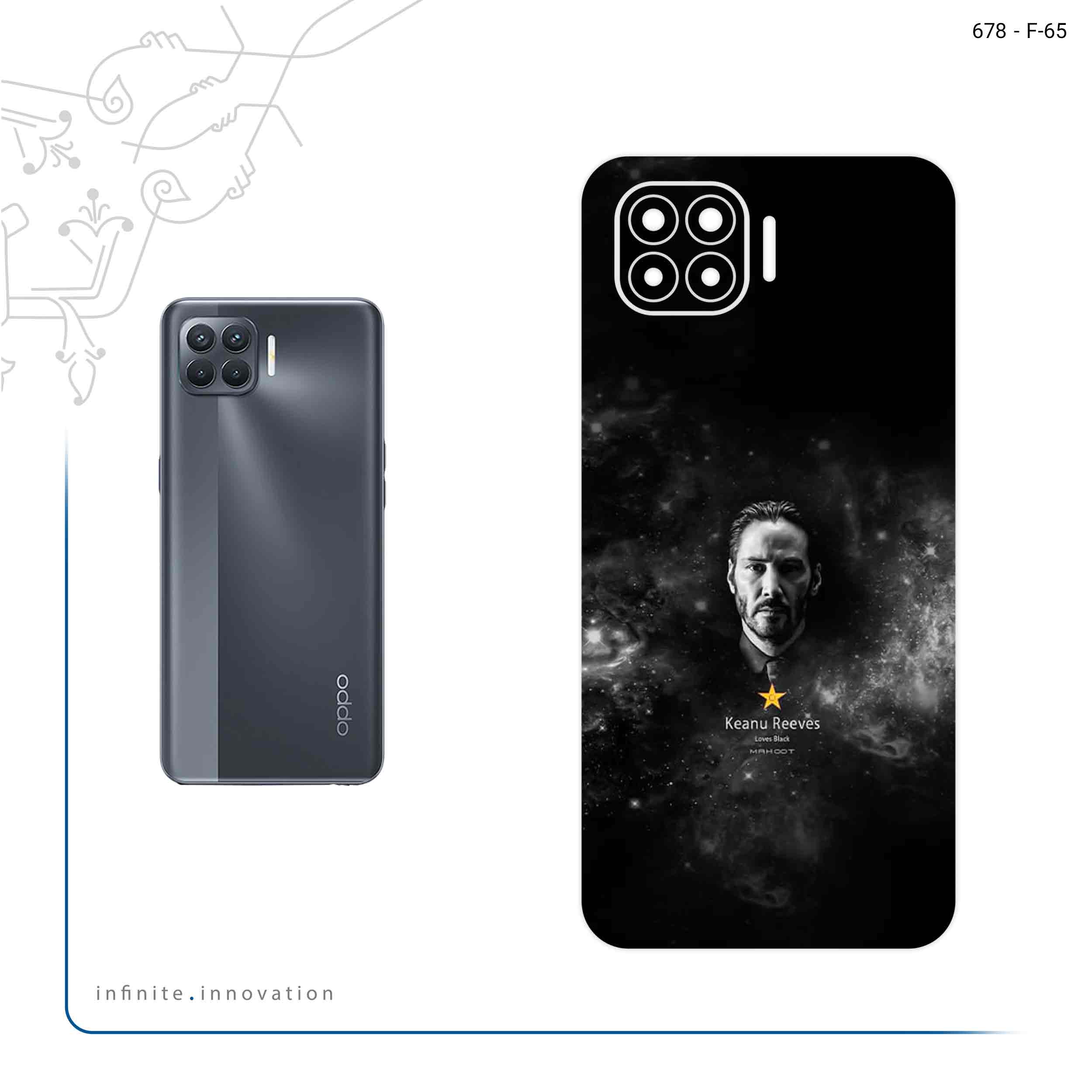 برچسب پوششی ماهوت مدل Keanu Reeves مناسب برای گوشی موبایل اپو A93