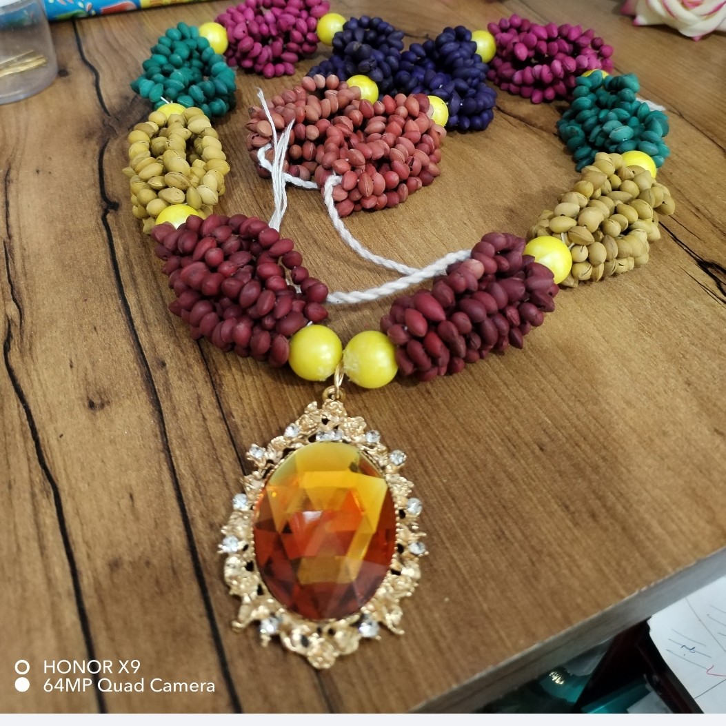 گردنبند مهلوی زرد