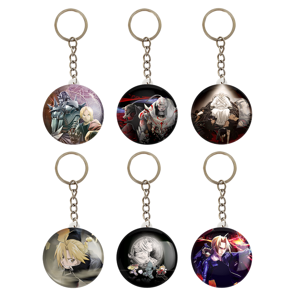 جاکلیدی خندالو مدل انیمه کیمیاگر تمام فلزی Fullmetal Alchemist کد 557A مجموعه 6 عددی