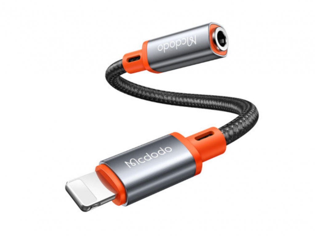 کابل تبدیل لایتنینگ به AUX جک 3.5میلیمتری مک‌دودو Mcdodo Cable Lightning To AUX DC 3.5mm CA-0790