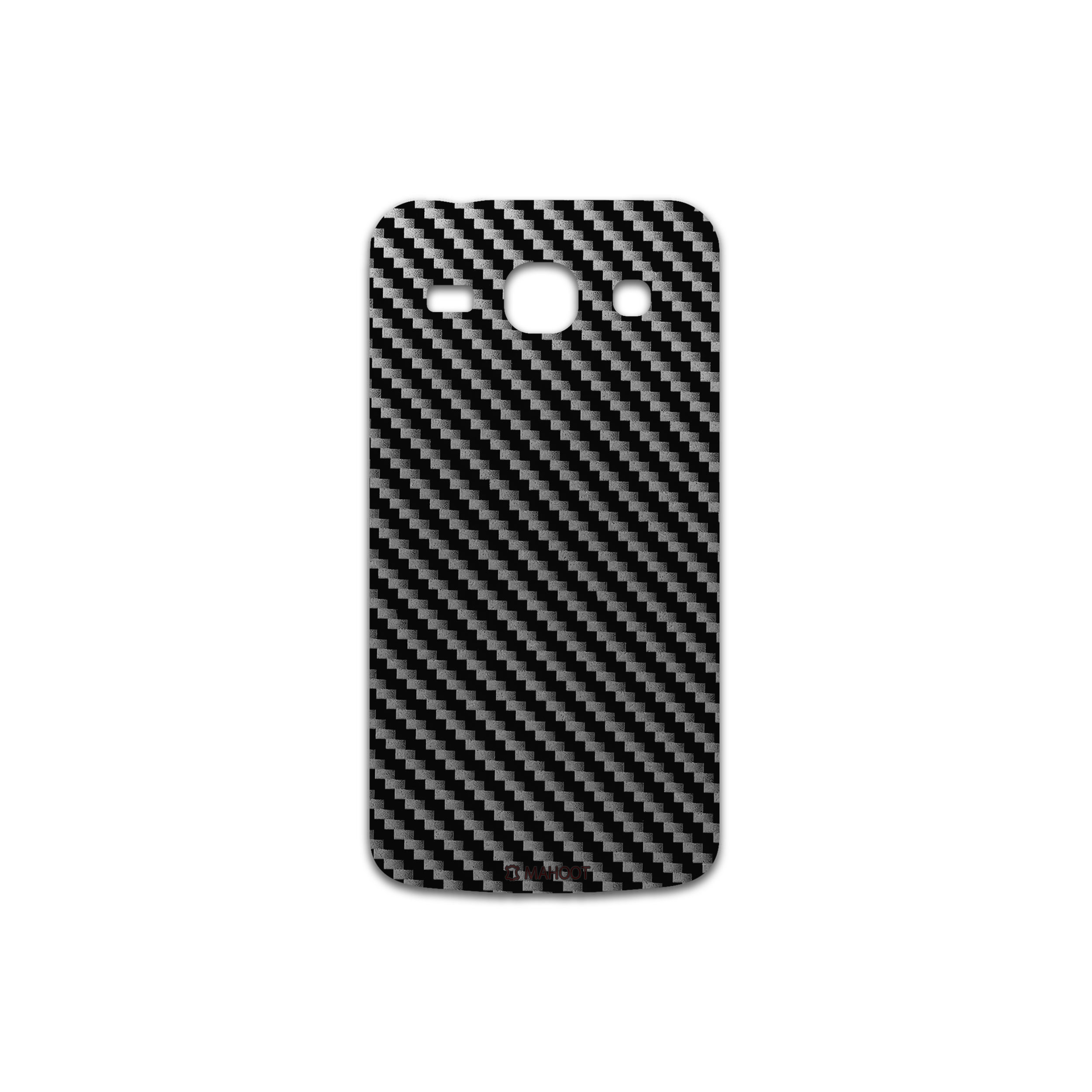 برچسب پوششی ماهوت مدل Glossy-Silver-Fiber مناسب برای گوشی موبایل سامسونگ Galaxy Star 2 Plus