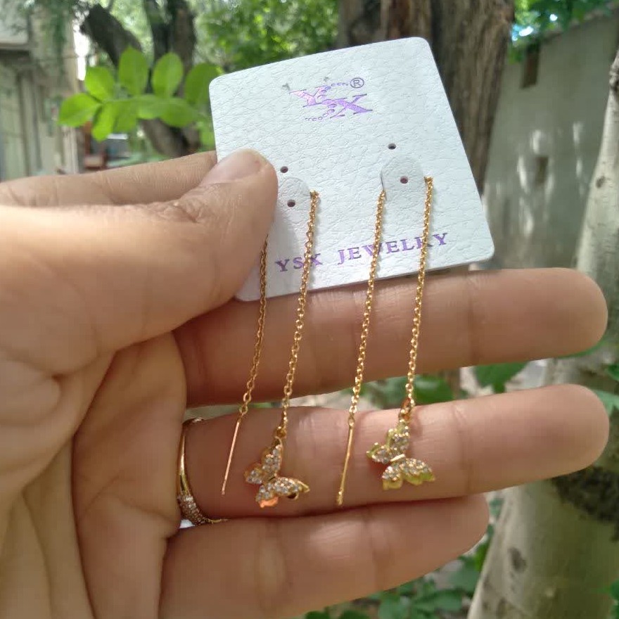 گوشواره بخیه پروانه