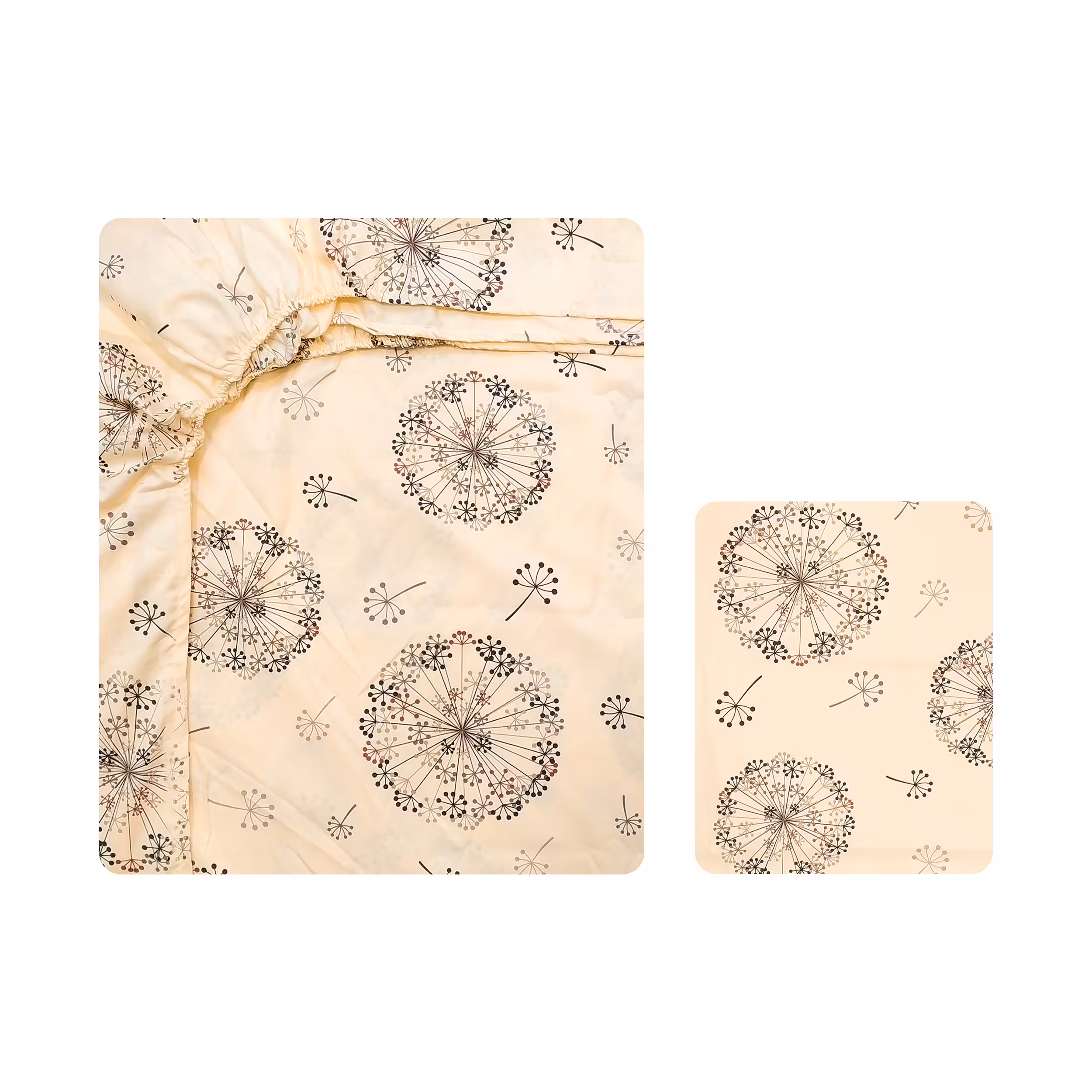 سرویس ملحفه آدنو مدل Dandelion کد IR119 یک نفره 2 تکه