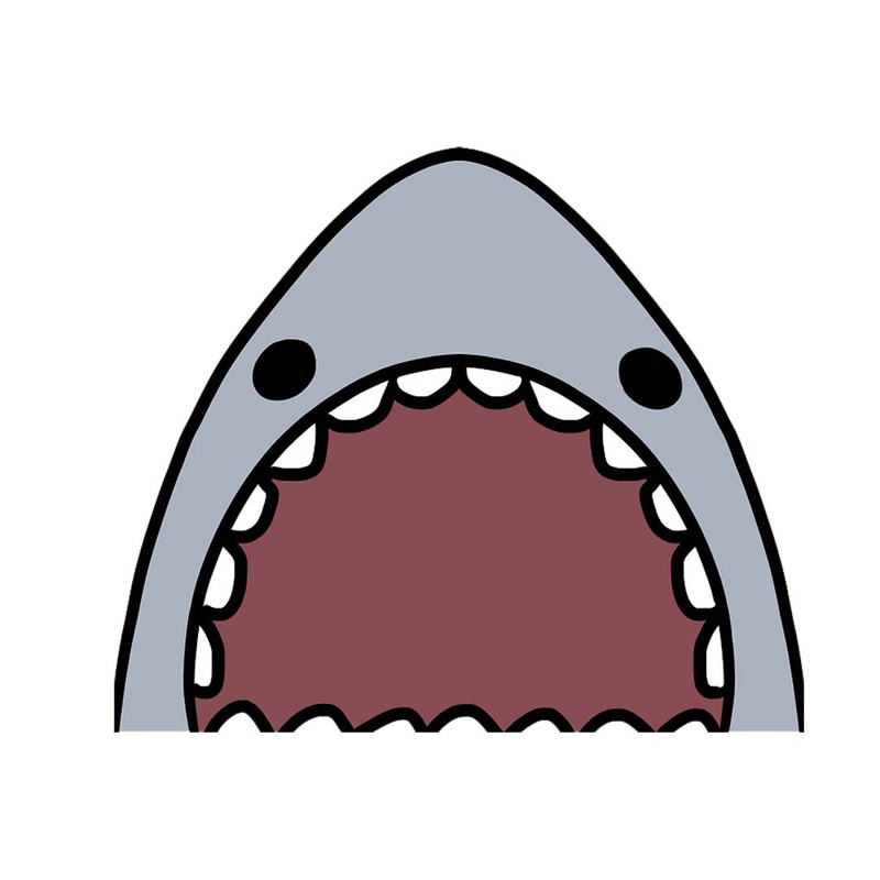 استیکر لپ تاپ طرح کوسه کد ST-194