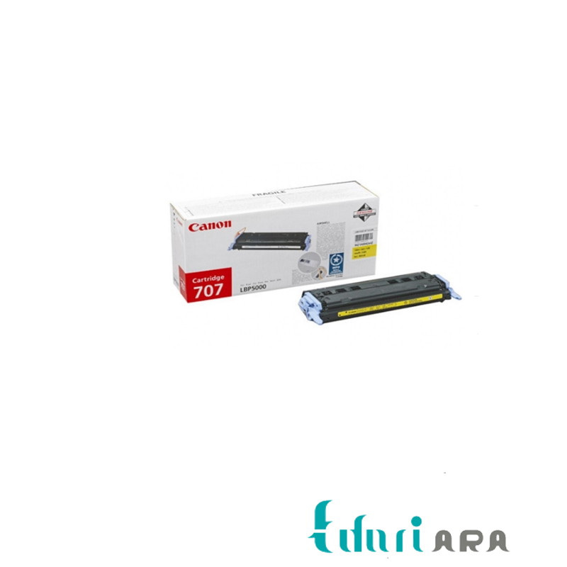کارتریج تونر لیزری زرد کانن مدل 707