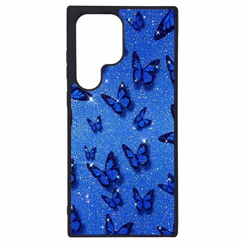 کاور طرح پروانه کد G-083 مناسب برای گوشی موبایل سامسونگ Galaxy S23 Ultra | دیجی قاب دونی