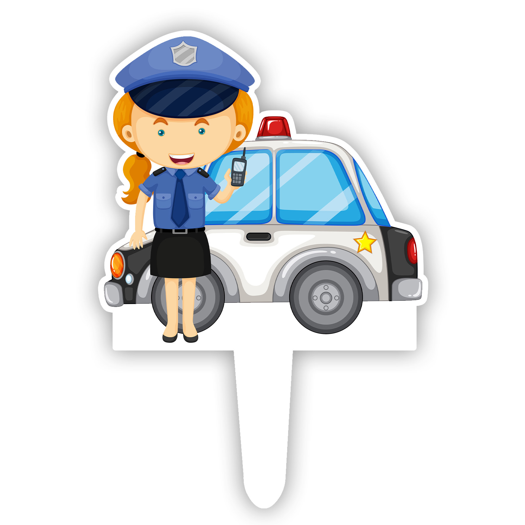   تاپر کیک طرح پلیس کد R528