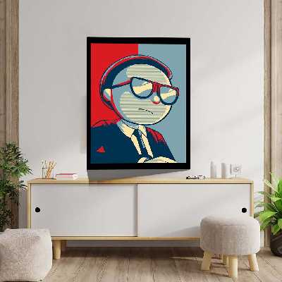 تابلو مدل Rick &amp; Morty کد F-1024