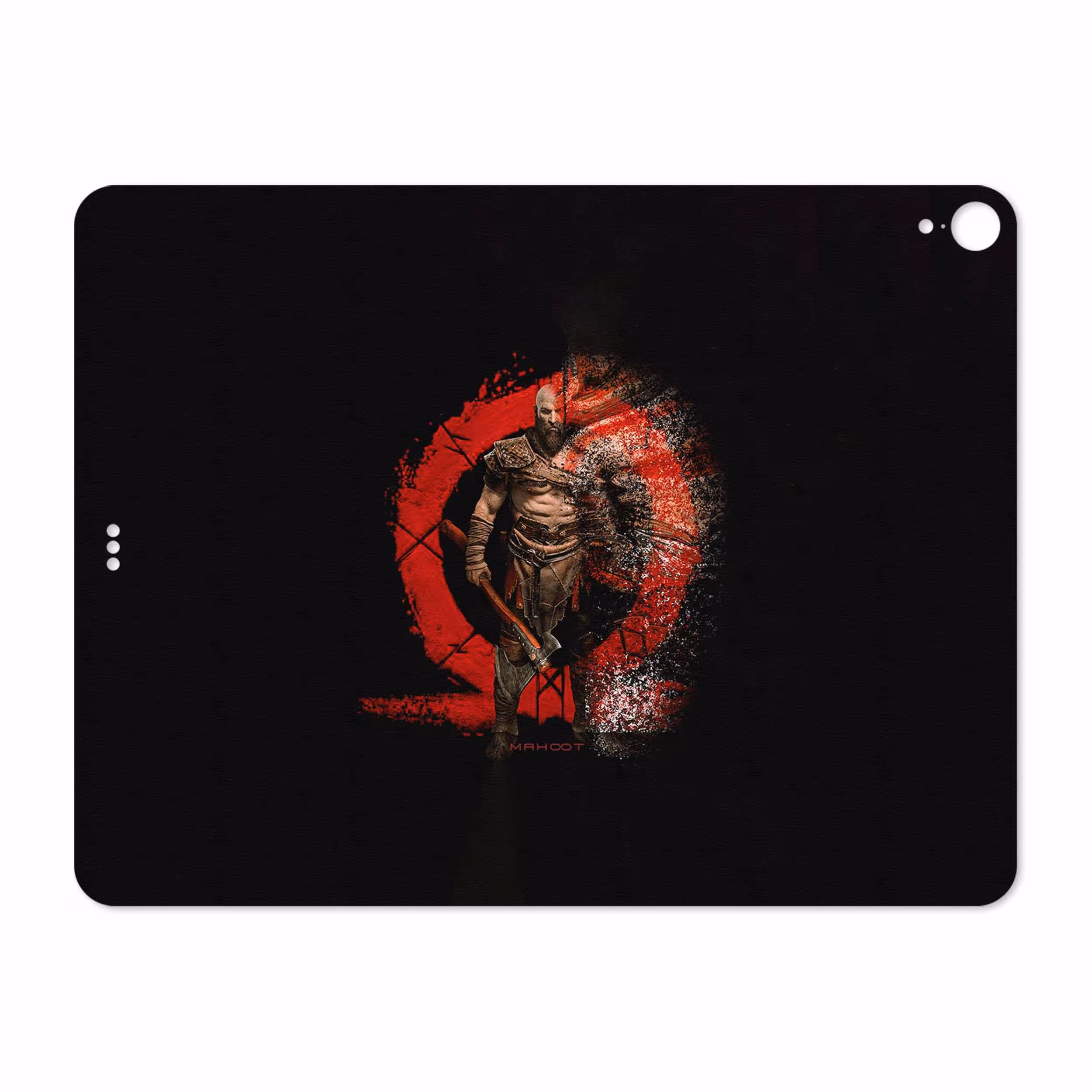 برچسب پوششی ماهوت مدل God-Of-War-Game مناسب برای تبلت اپل iPad Pro 12.9 (GEN 3) 2018 A1895