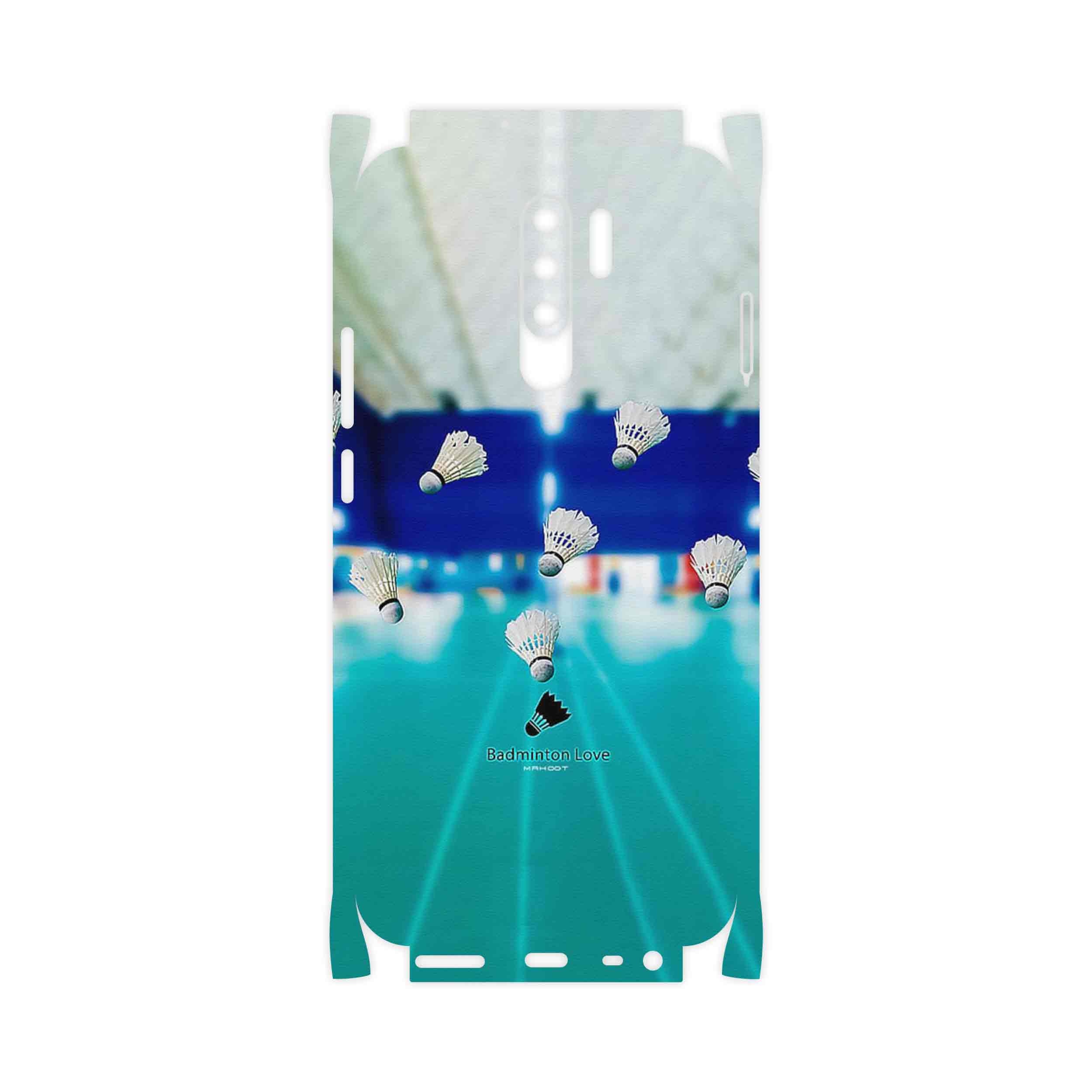 برچسب پوششی ماهوت مدل Badminton-FullSkin مناسب برای گوشی موبایل شیائومی Redmi 9