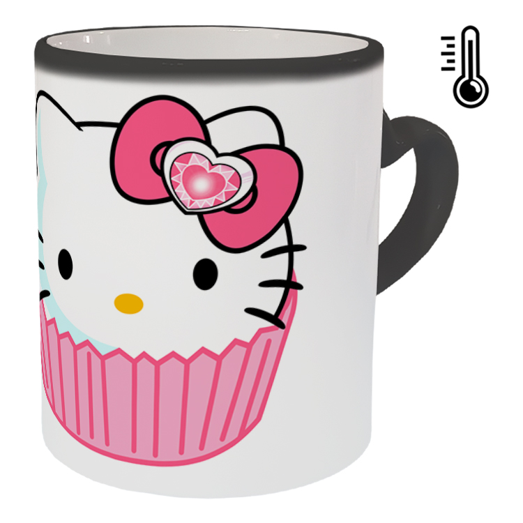 ماگ حرارتی مدل دسته قلبی طرح کیتی کد 95