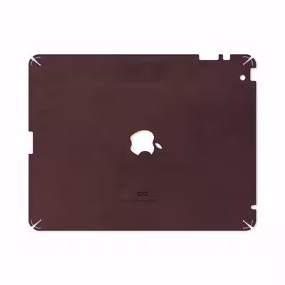 برچسب پوششی ماهوت مدل Matte-Dark-Brown-Leather مناسب برای تبلت اپل iPad 2 2011 A1397