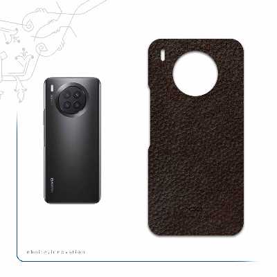 برچسب پوششی ماهوت مدل Dark-Brown-Leather مناسب برای گوشی موبایل هوآوی Nova 8i