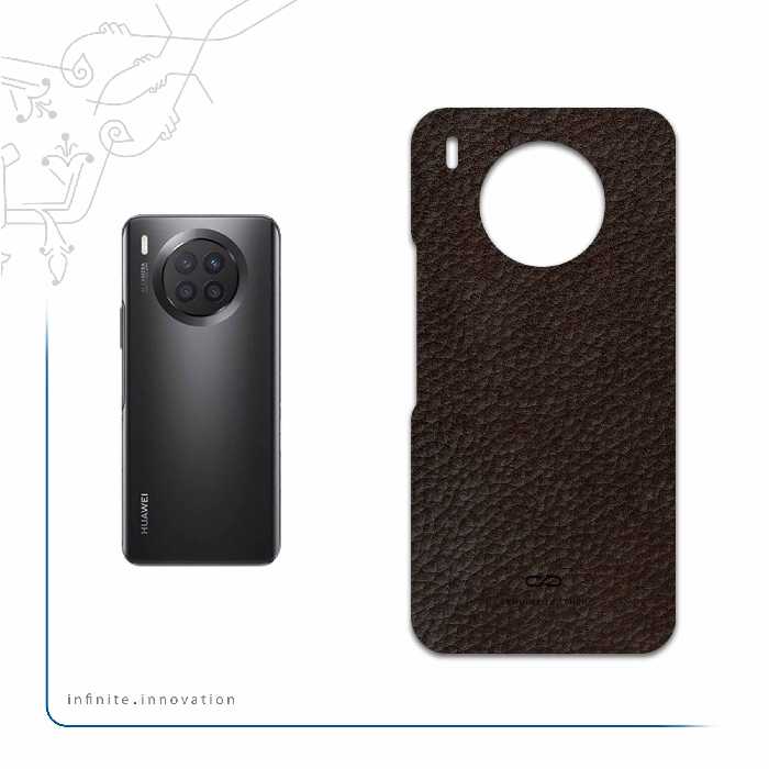 برچسب پوششی ماهوت مدل Dark-Brown-Leather مناسب برای گوشی موبایل هوآوی Nova 8i
