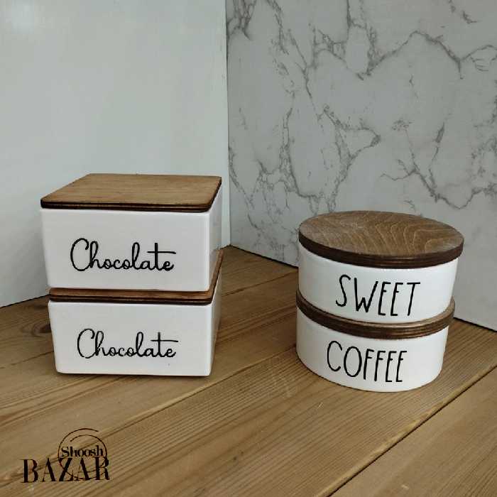 بانکه سرامیکی در چوبی تک