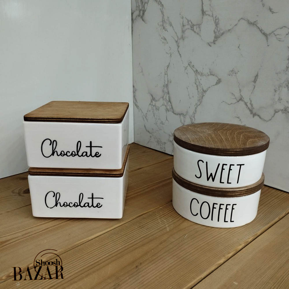 بانکه سرامیکی در چوبی تک