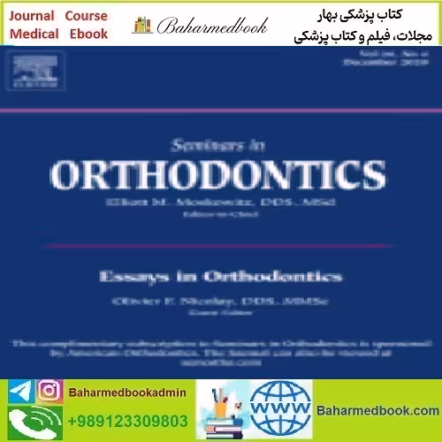Seminars in Orthodontics Volume 26 Issue 1 to 4 2020 TRUE PD