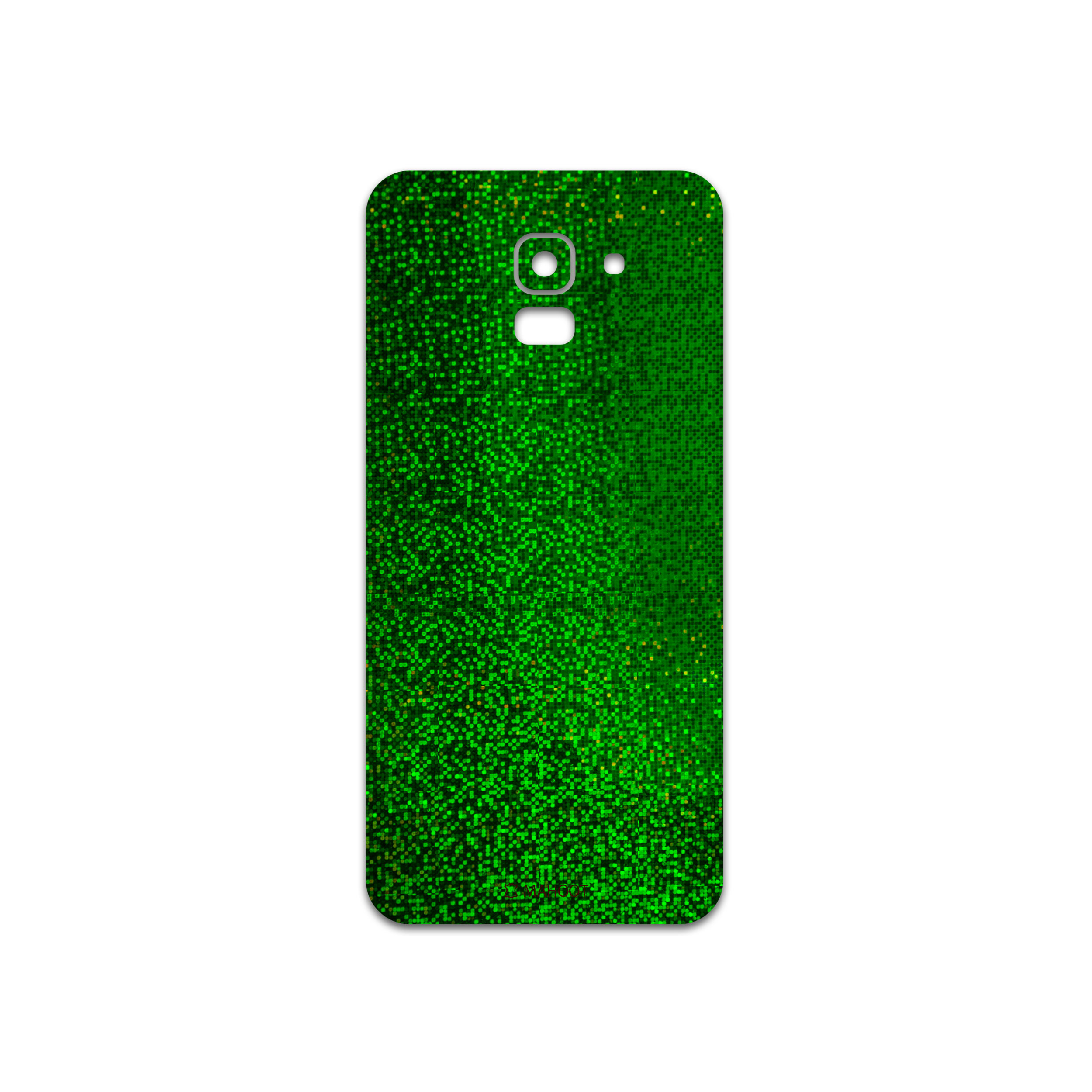 برچسب پوششی ماهوت مدل Green-Holographic مناسب برای گوشی موبایل سامسونگ Galaxy J6