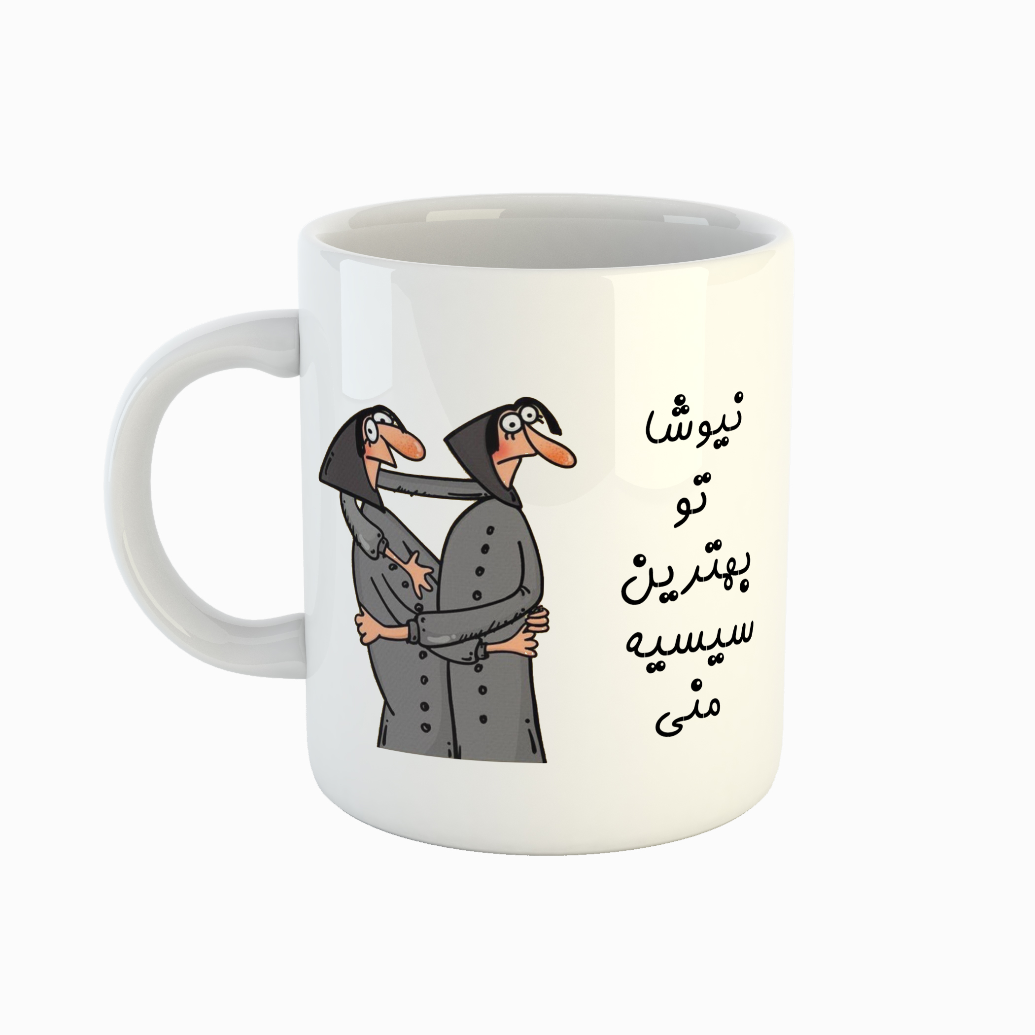 ماگ طرح اسم نیوشا مدل بهترین خواهر