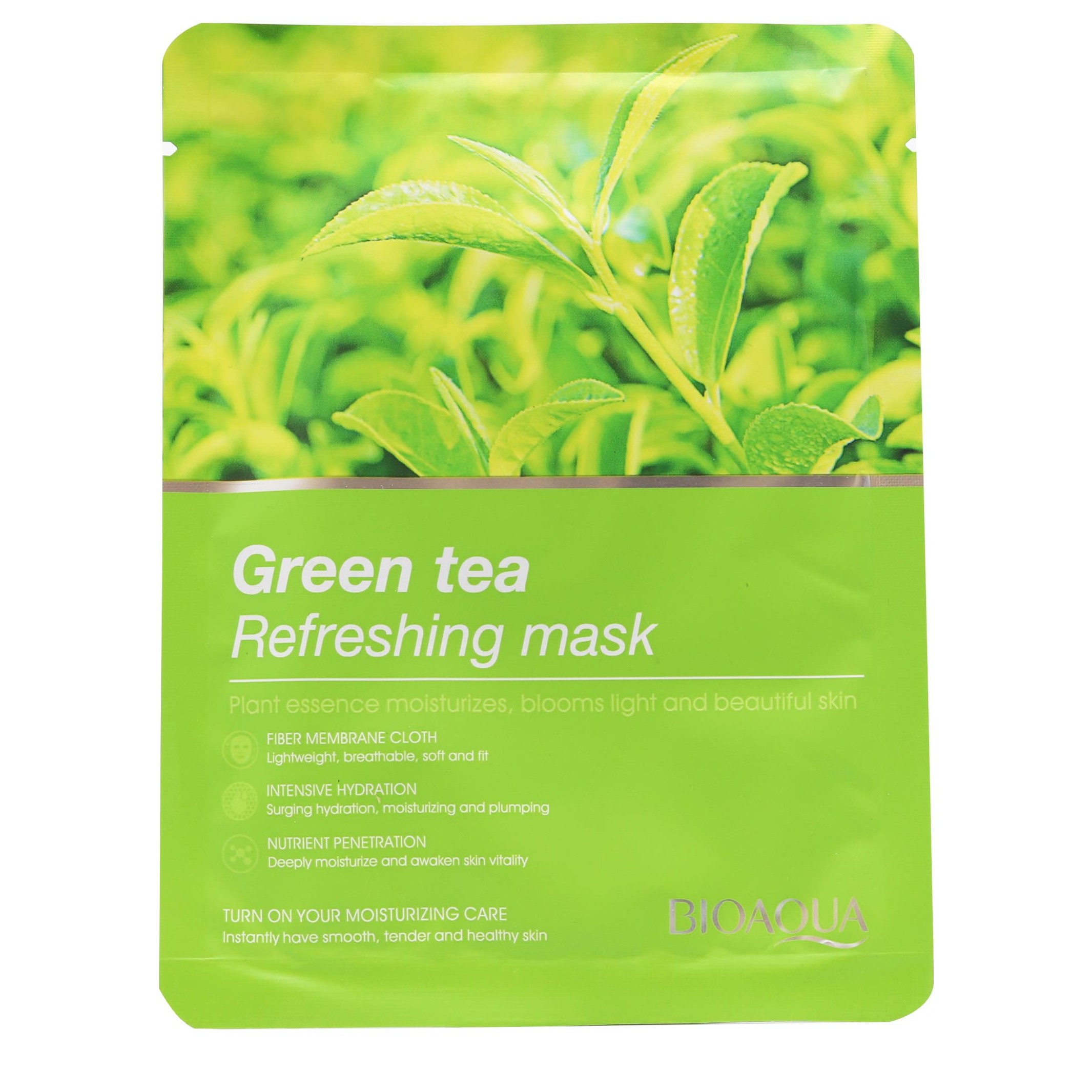 ماسک ورقه ای  چای سبز bioaqua 