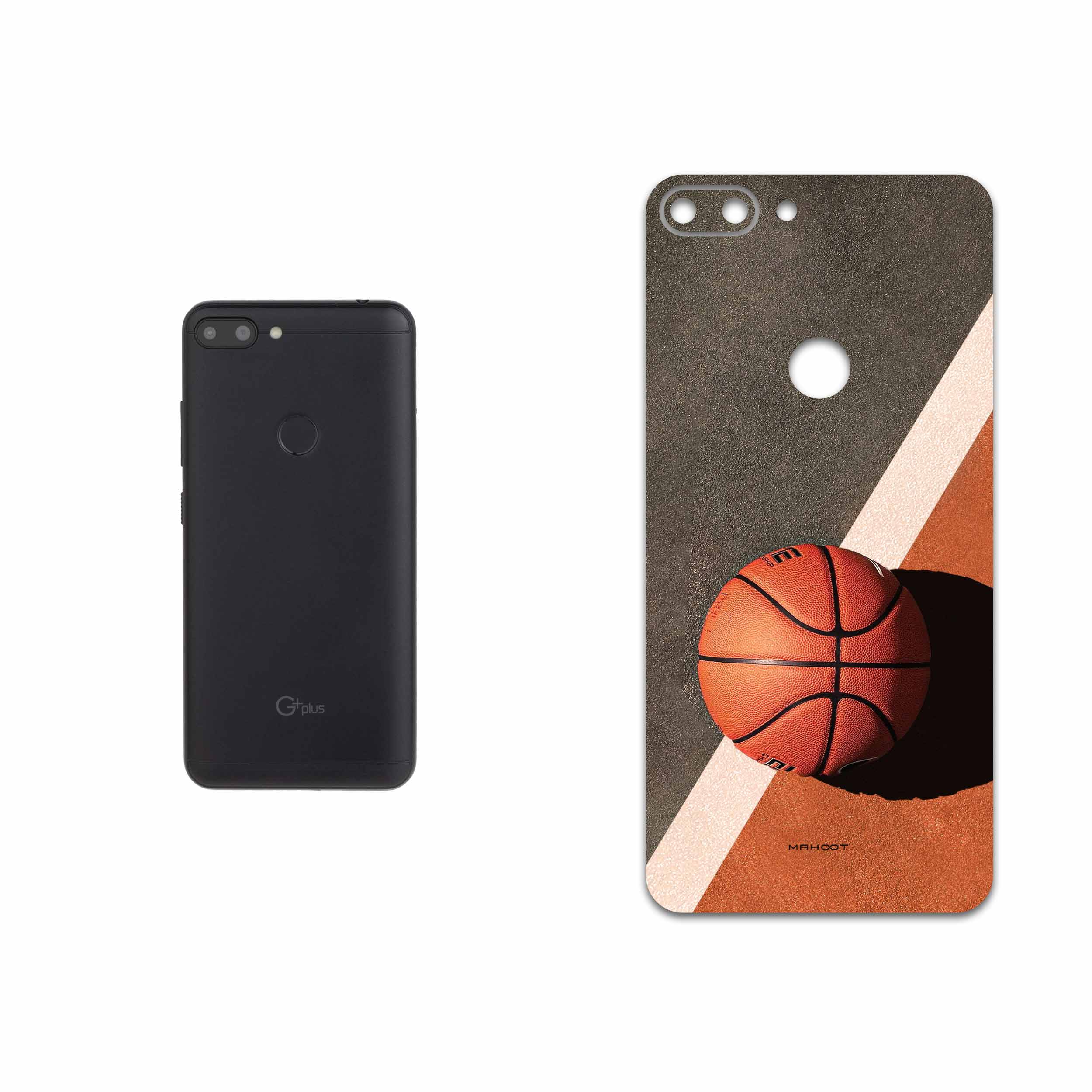 برچسب پوششی ماهوت مدل Basketball مناسب برای گوشی موبایل جی پلاس T10