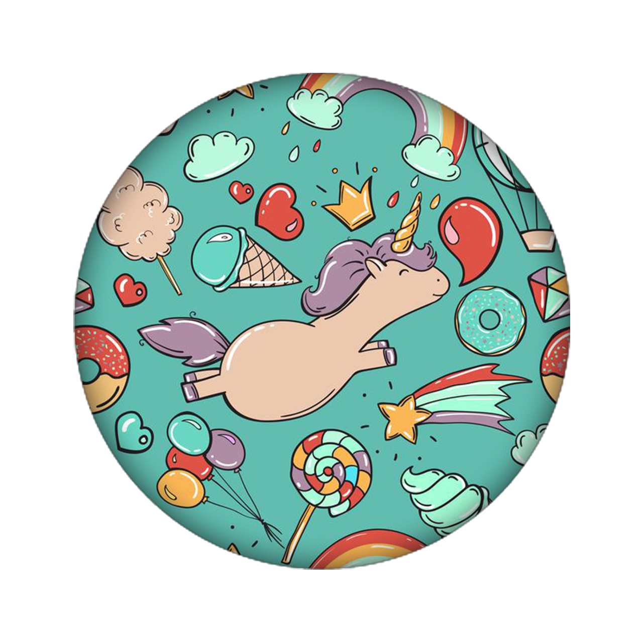 زیر لیوانی مدل یونیکورن کد 1894