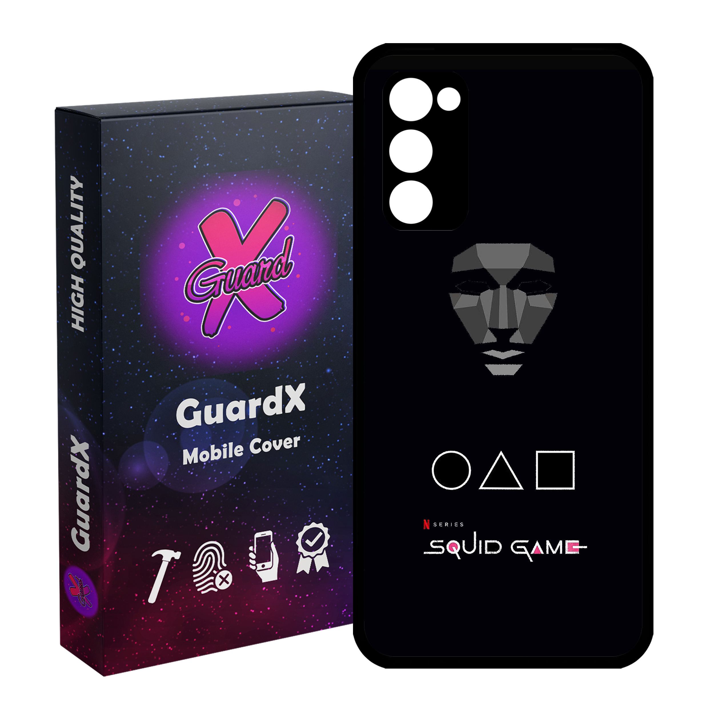 کاور گارد ایکس طرح بازی مرکب مدل Glass10408 مناسب برای گوشی موبایل سامسونگ Galaxy S20 FE