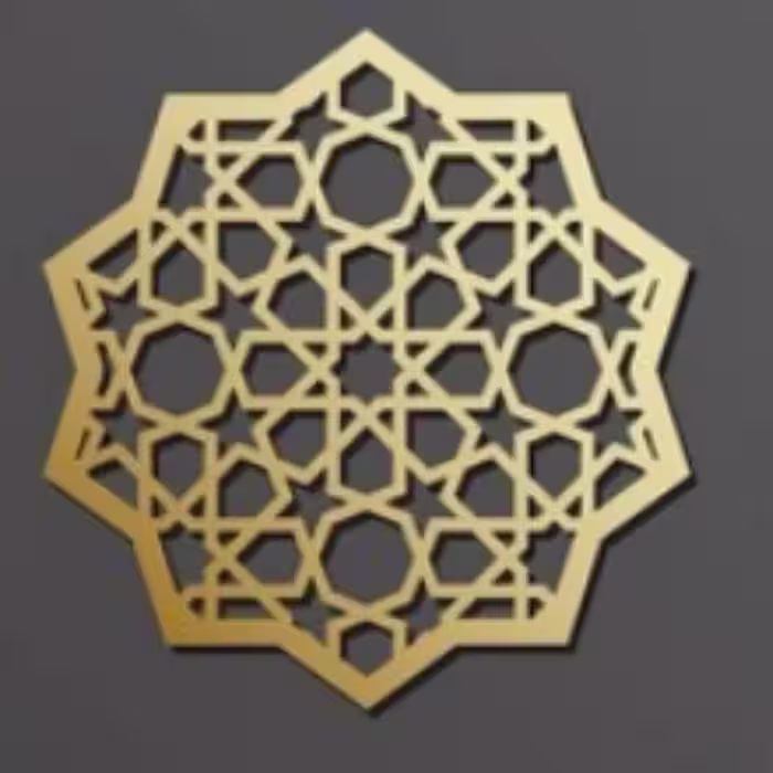 آینه ای دکوراتیو مولتی استایل،طرح سنتی،کد4،جنس مولتی استایل،دردو رنگ طلایی و نقره ای،سایز20 سانت
