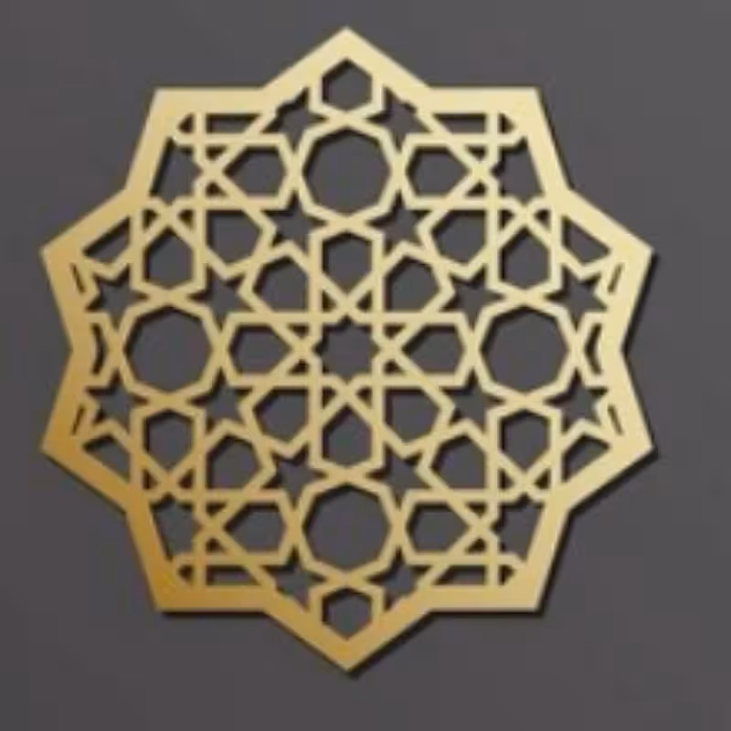 آینه ای دکوراتیو مولتی استایل،طرح سنتی،کد4،جنس مولتی استایل،دردو رنگ طلایی و نقره ای،سایز20 سانت
