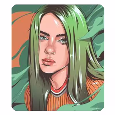 ماوس پد طرح بیلی آیلیش کد 04