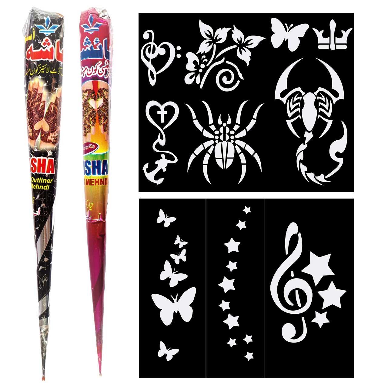 حنا و شابلون طراحی مدل NA046 مجموعه 4 عددی