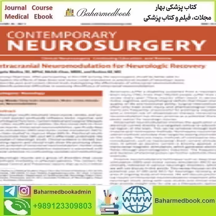 Contemporary Neurosurgery Volume 46 1 to 5 2024 TRUE PDF