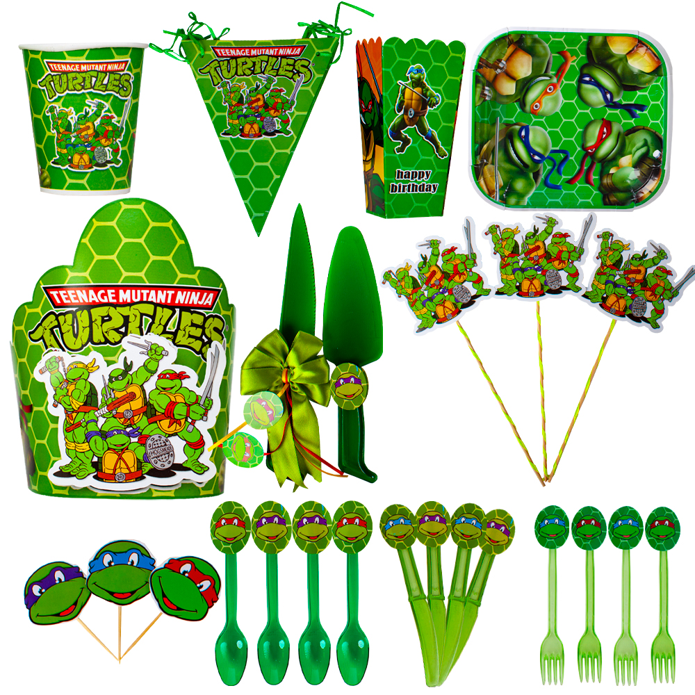   مجموعه 91 عددی تم تولد طرح لاکپشت های نینجا کد 041