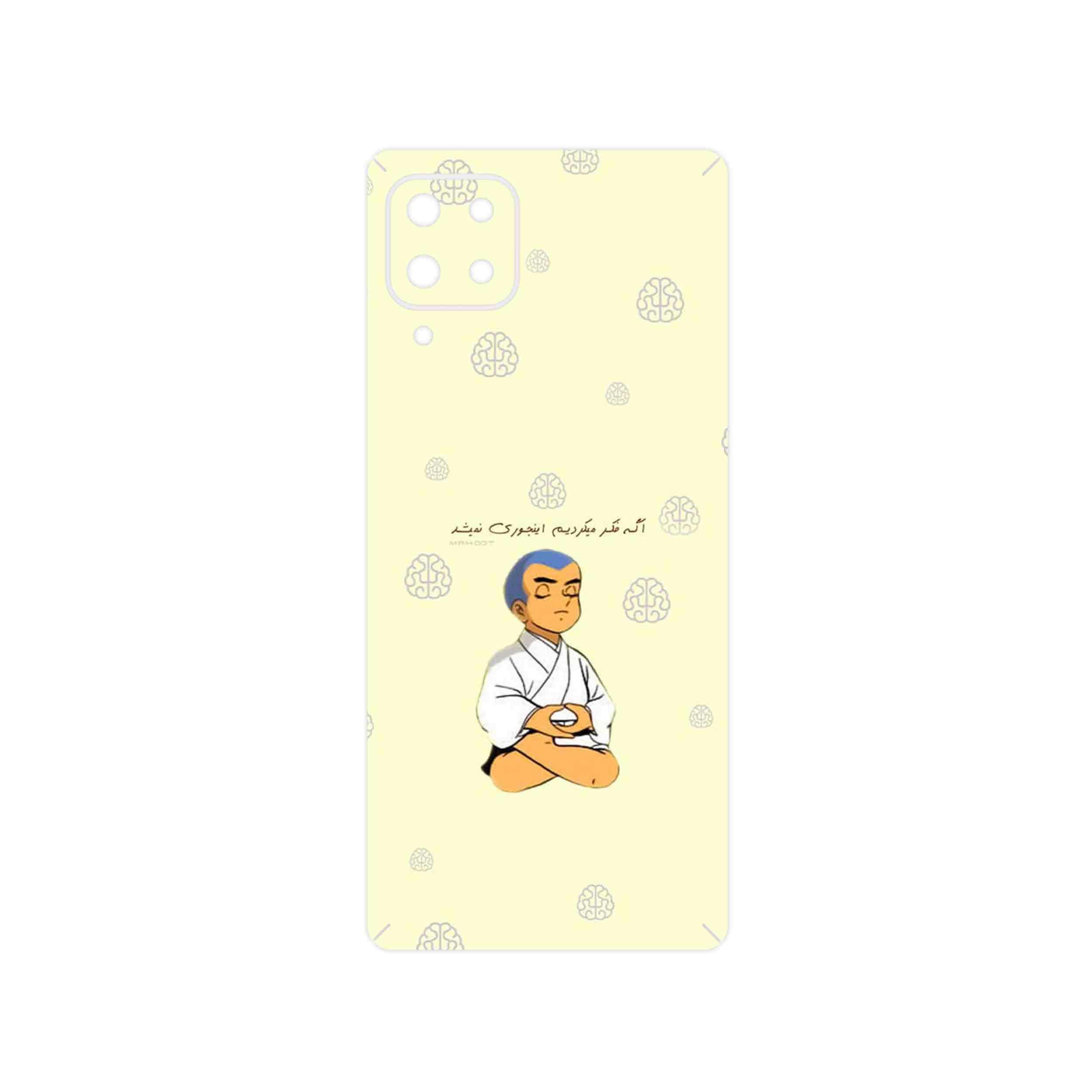 برچسب پوششی ماهوت مدل Ikkyu-san مناسب برای گوشی موبایل سامسونگ Galaxy M62