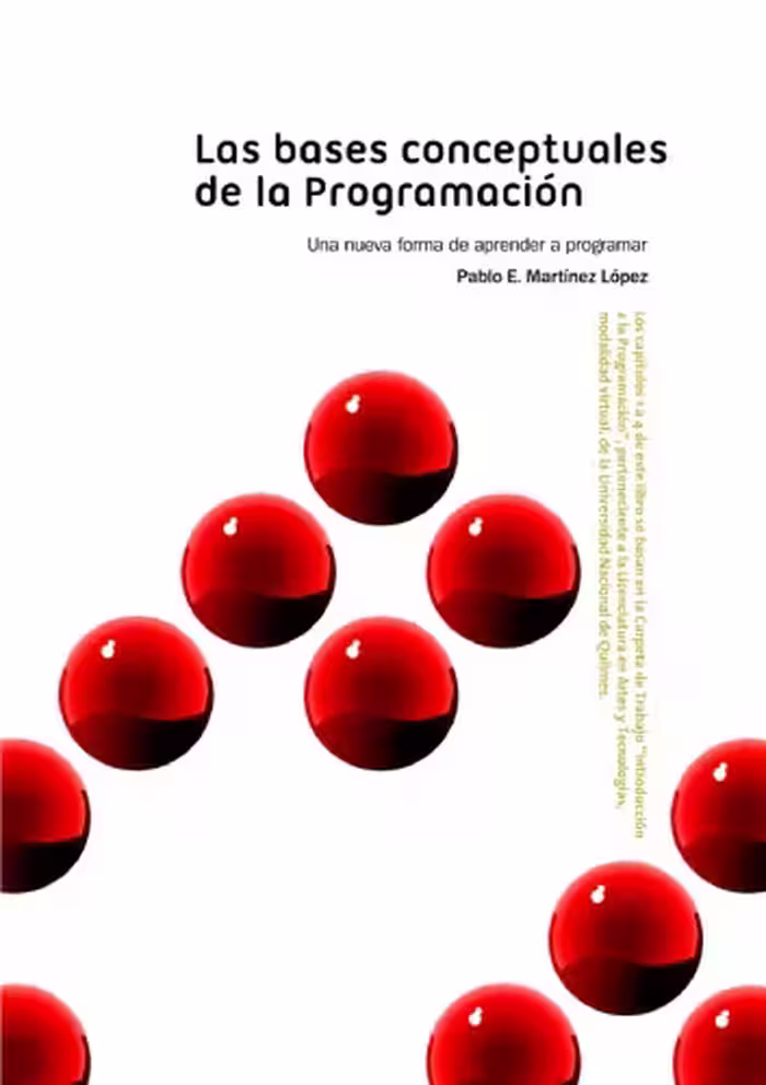 خرید و دانلود نسخه کامل کتاب Las bases conceptuales de la Programacion. Una nueva forma de aprender a programar