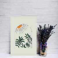 تابلو شاسی گلاک مدل آرت طرح مینیمال کد FART16 | دنیای قاب