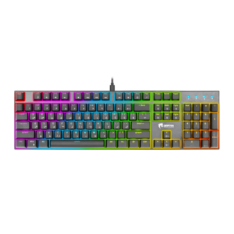کیبورد گرین مدل GK802-RGB - فروشگاه اینترنتی سیب سبز