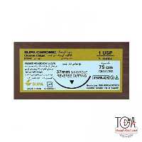 نخ بخیه کرومیک 1 کات سوزن 37