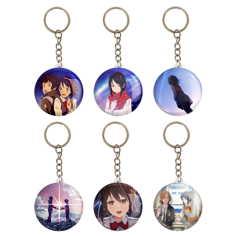 جاکلیدی خندالو مدل انیمه یورنیم کد 855A مجموعه 6 عددی