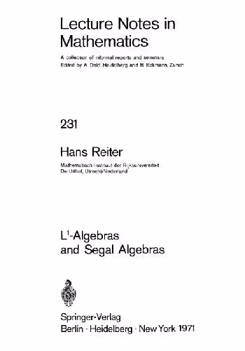 خرید و دانلود نسخه کامل کتاب Lp1s-Algebras and Segal algebras