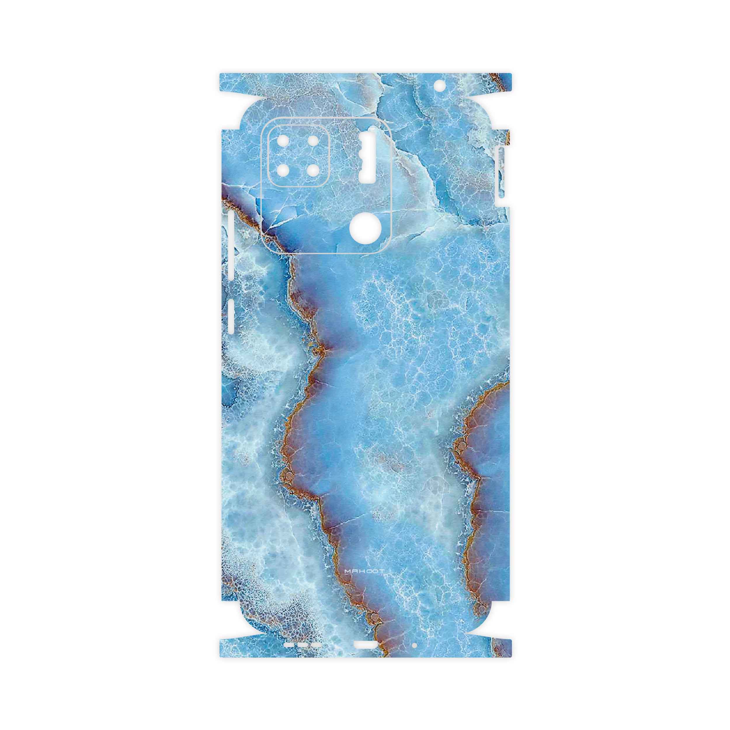 برچسب پوششی ماهوت مدل Blue-Ocean-Marble-FullSkin مناسب برای گوشی موبایل شیائومی Redmi 10A