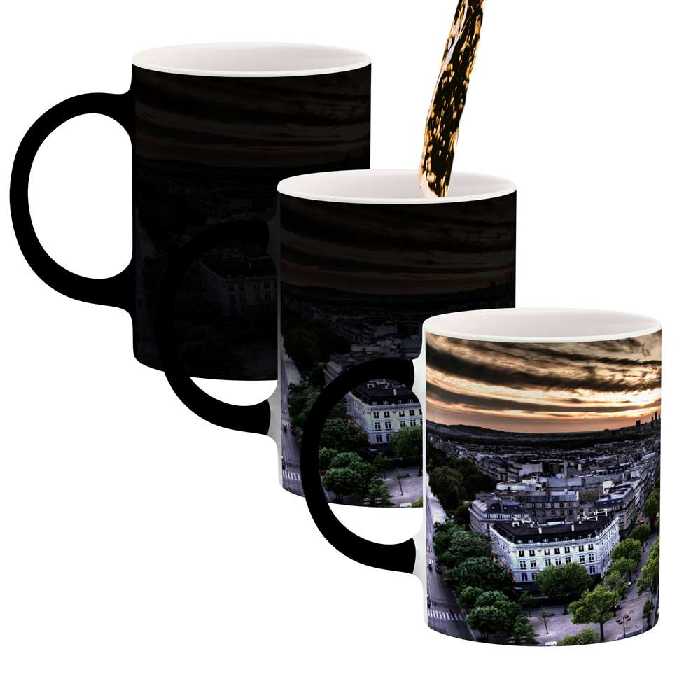 ماگ حرارتی کاکتی طرح شهر مدل mgh13370