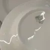 سرویس غذاخوری 28 پارچه چینی زرین ایران سری ایتالیا اف مدل سپید صدف درجه یک