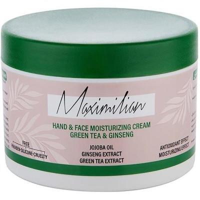 کرم مرطوب کننده ماکسیمیلیان مدل چای سبز و جنسینگ حجم 250 میلی لیتر