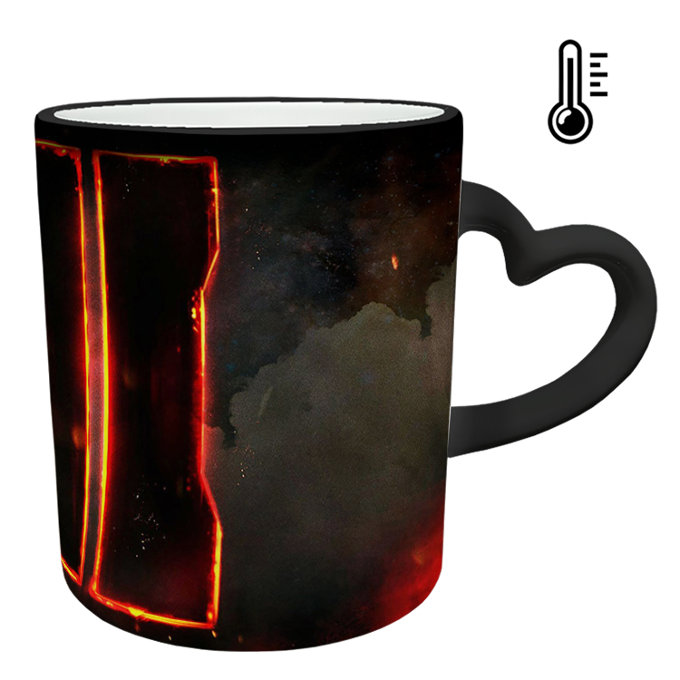 ماگ حرارتی مدل دسته قلبی طرح بازی کال آف دیوتی کد 31