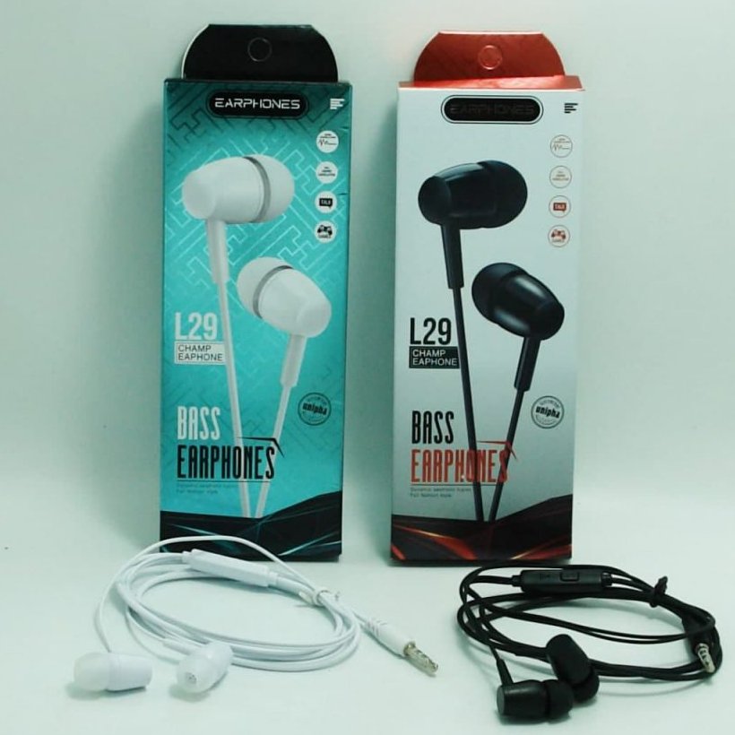 هندزفری L29 EARPHONE پکدار