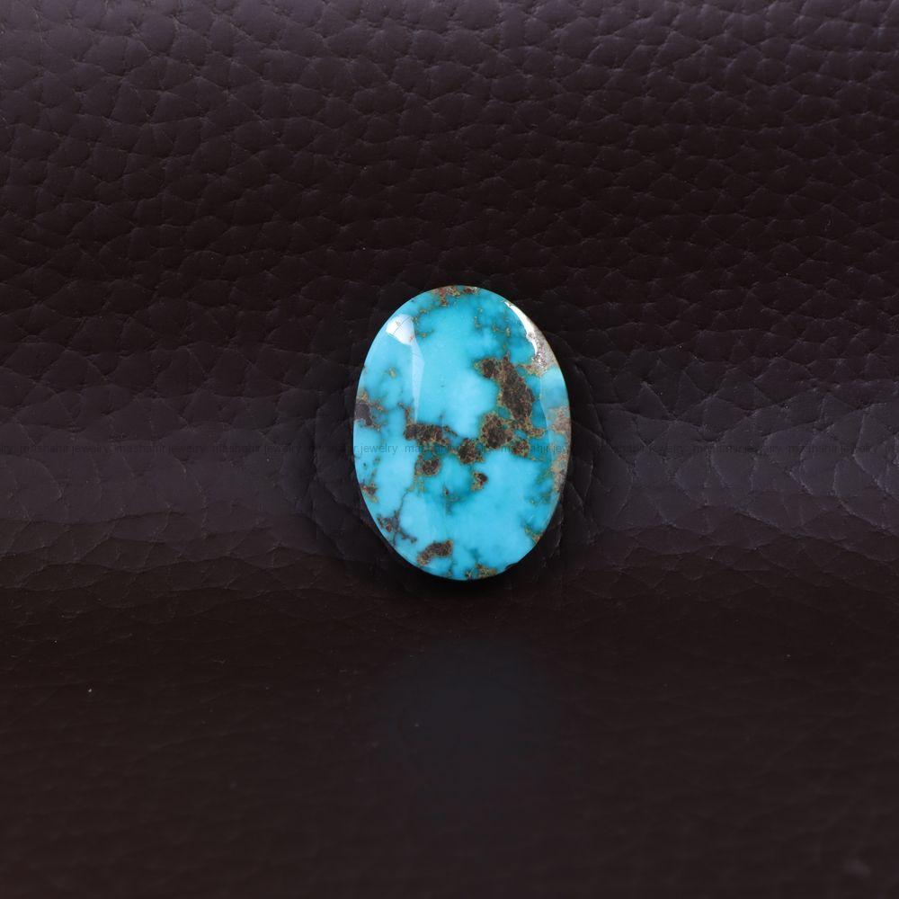 نگین فیروزه شجری کد 11510 - جواهری مشاهیر