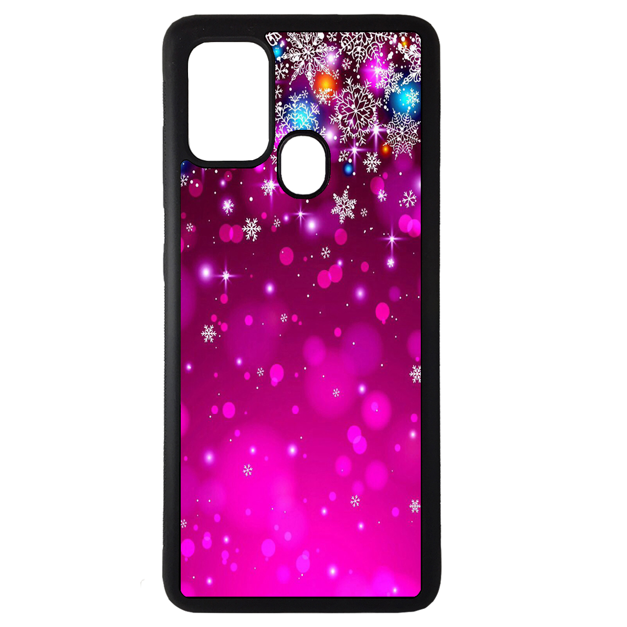 کاور طرح برف بنفش کد 1146 مناسب برای گوشی موبایل سامسونگ galaxy m31