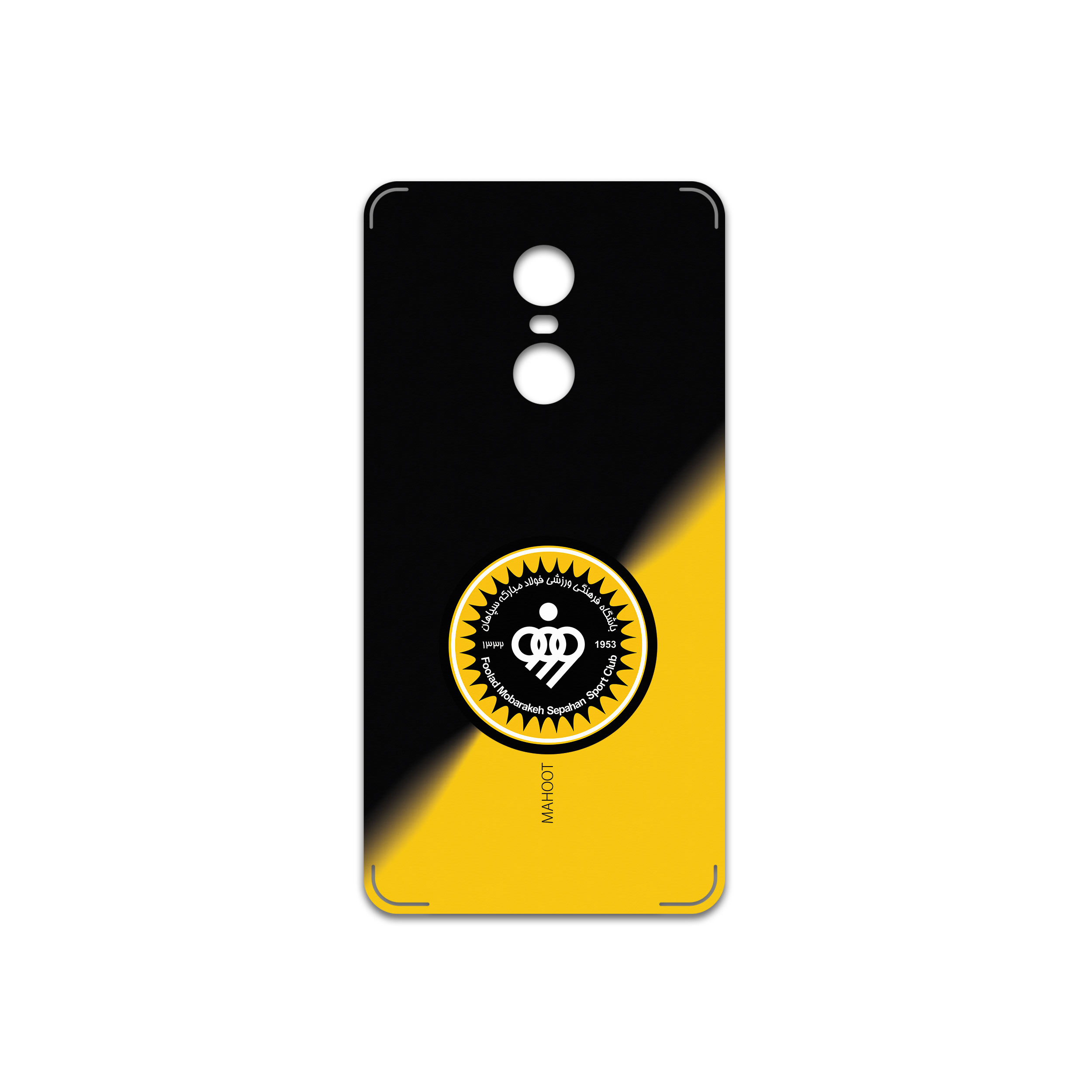برچسب پوششی ماهوت مدل Sepahan-FC مناسب برای گوشی موبایل شیائومی Redmi Note 4X
